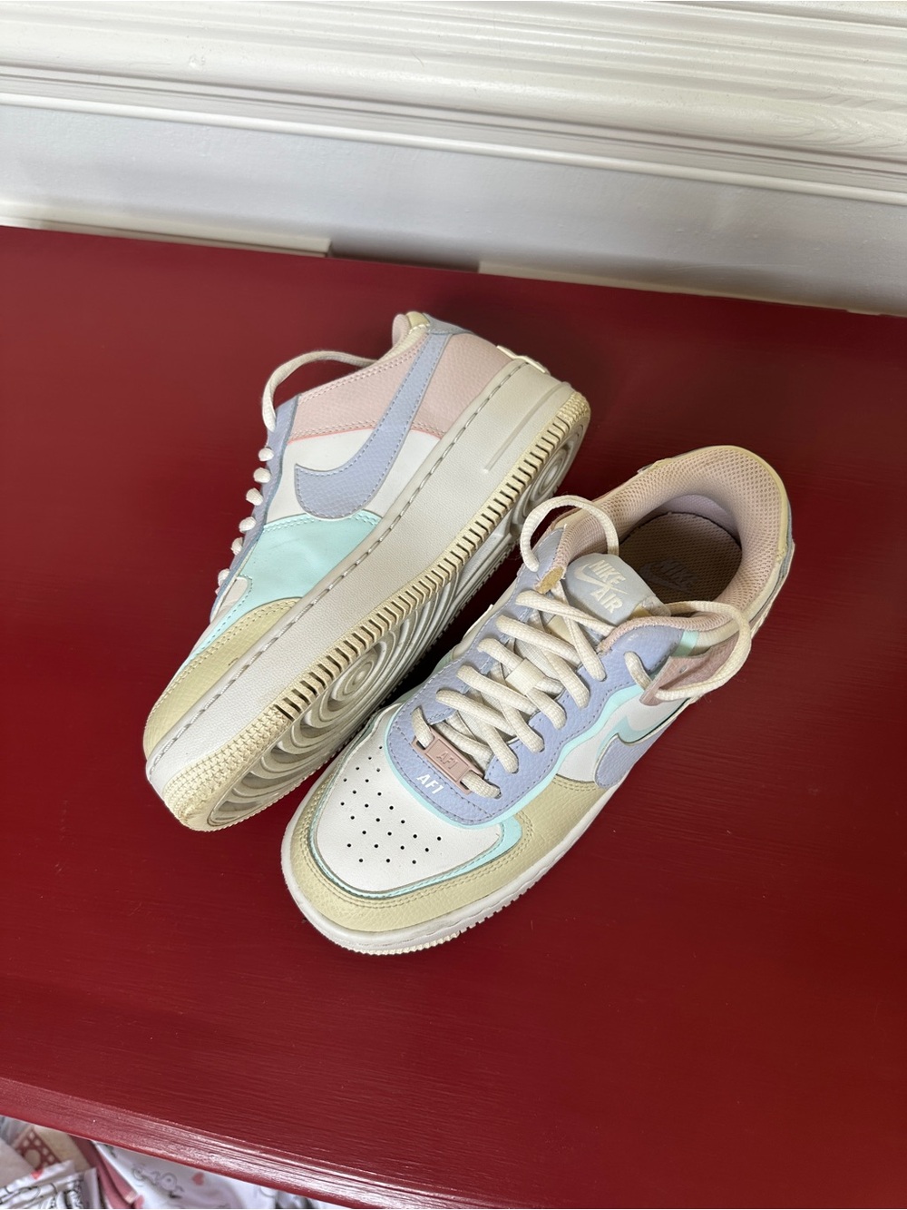 Nike Women's Air Force 1 Pastel Multi-Color Sneakers